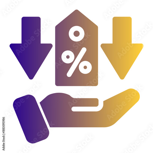 Deal Hunter Icon from Cyber Monday Icon Collection (Solid Gradient Style)