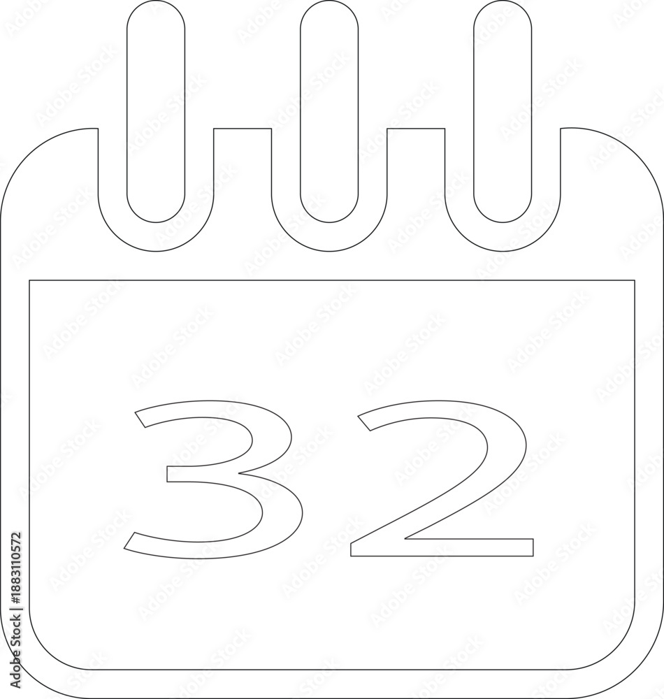 Obraz premium Calendar Icon 1