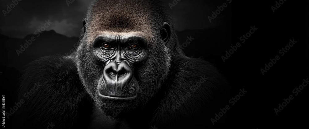 Obraz premium Gorgeous Gorilla Portrait
