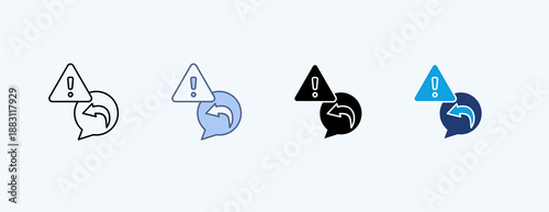 Crisis Response Multiple Icon Illustration Vector