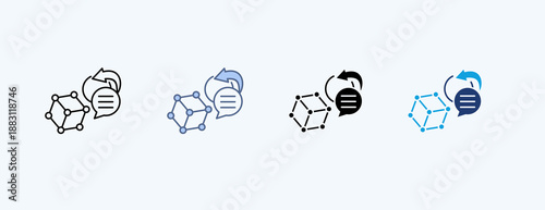 Response Framework Multiple Icon Illustration Vector