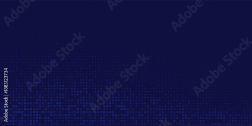 Modern blue wavy halftone background. Dot pop art sport style art simple