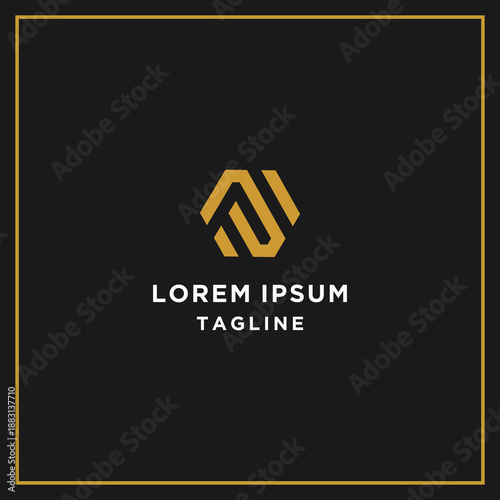 mf or af hexagon logo