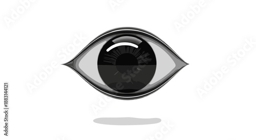 Human eye close up detail.