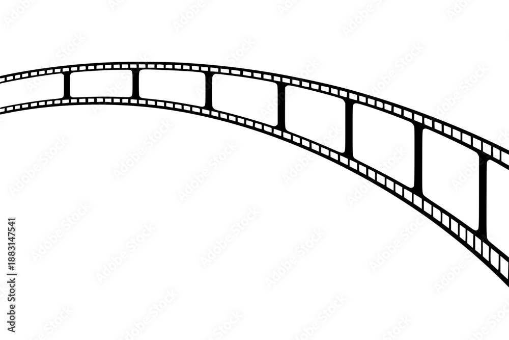 Fototapeta premium Simple Film Strip Design