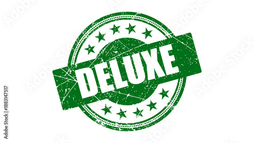 Deluxe stamp with grunge texture