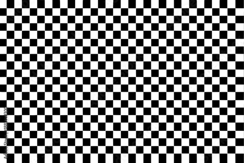 Black and white checkerboard pattern