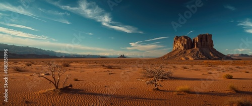 Discover the Tabernas desert landscape in Almeria, Andalusia, Spain â€“ an interesting natural area for tourists