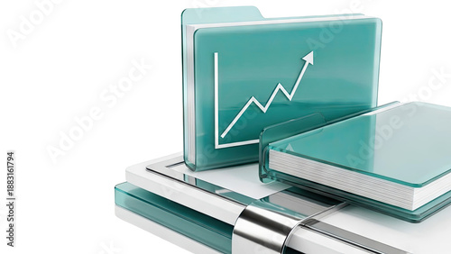 Growth Chart in Folder and Books