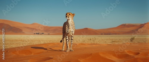 Cheetah at the Desert Retreat Camp
