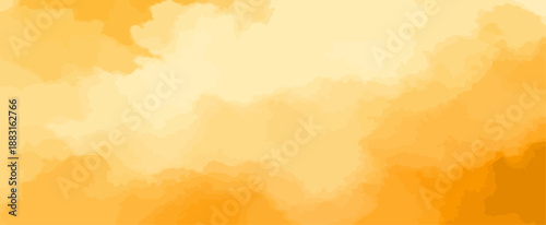Dynamic Abstract Golden Orange Watercolor Vector Background Texture