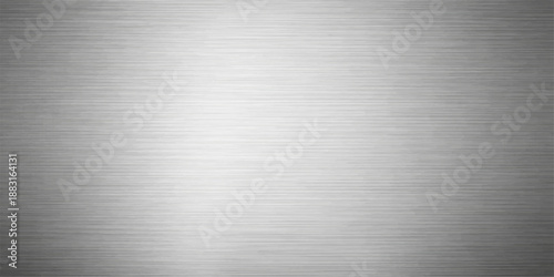 Shiny brushed metal plate texture with a silver stainless steel surface and grey metallic aluminum material pattern for a titanium alloy sheet backdrop wallpaper