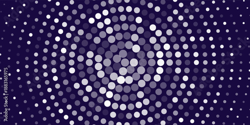 Modern abstract background. Halftone dots in circle form. Round logo. Vector dotted frame.