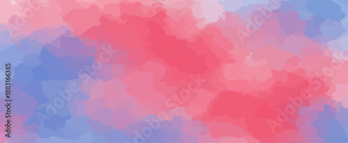 Abstract Watercolor Background Texture in Pink Blue and Lavender Colors