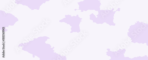 Light purple irregular spots background Abstract cow print pattern in lavender and white Minimalistic vector texture