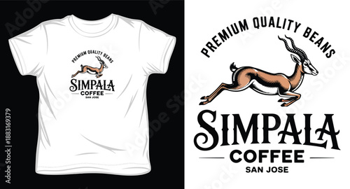 Just do it typography t-shirt design with walking skeleton and crown for streetwear apparel