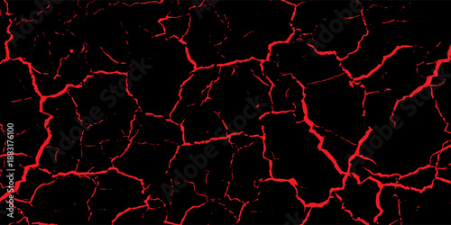 black red dragon decal brush fire volcano lava sakura Asia Japan anime style illustration sporty background banner, vector.