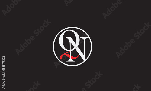 QN, NQ , N , Q , Abstract Letters Logo Monogram