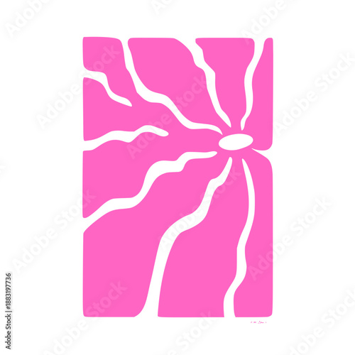 abstract floral illustrator