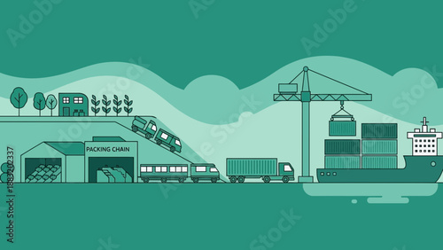 Worldwide Logistics And Distribution, Efficient Supply Chain Transportation And Exportation