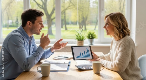 Financial Advisor Meeting Client