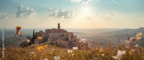 Eastern Sicily's Ancient Centuripe Town Overlooks Enna Province