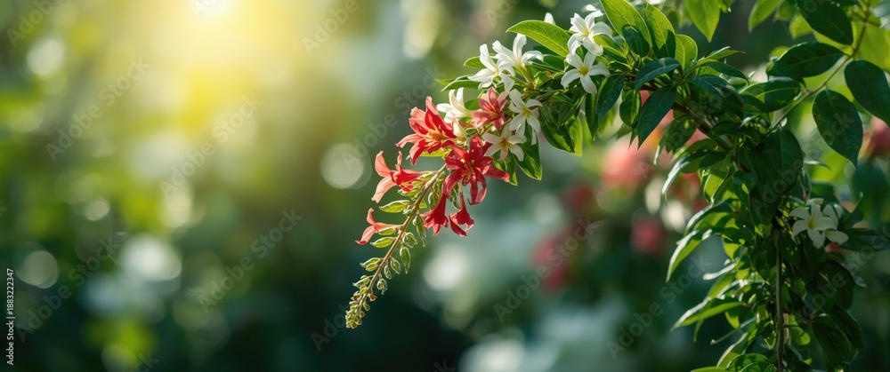 Obraz premium garden with harmonious color scheme