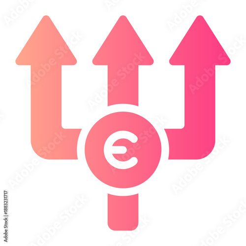 growth gradient icon