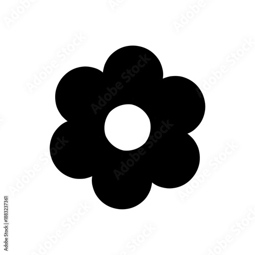 vintage groovy daisy flower abstract pattern. Vector Background surface design of retro flowers, textiles, stationery, wrapping paper, covers. 60's, 70's, 80's style