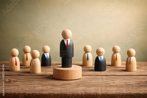 Wooden figurines representi...
