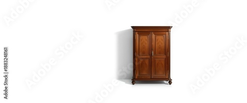 Isolated cabinet on a plain...