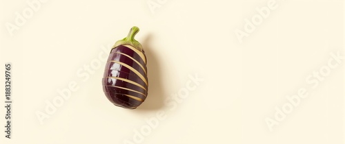 Sliced eggplant and aubergi...