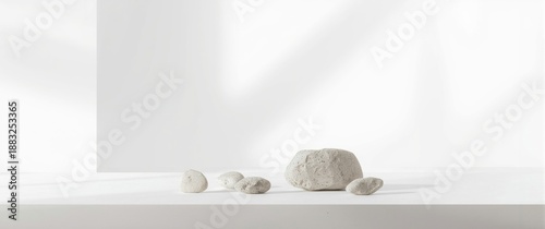 Light abstract minimalist b...