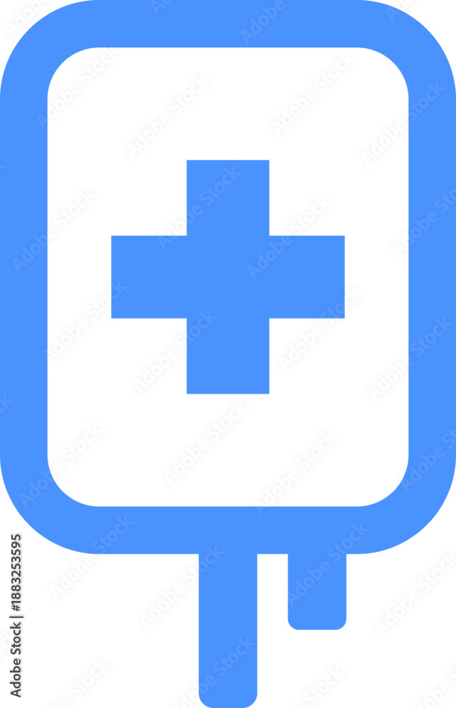 Obraz premium 의료 병원 아이콘 심볼 수액 링거