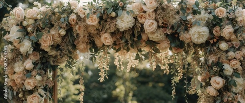 Wedding decor with natural ...