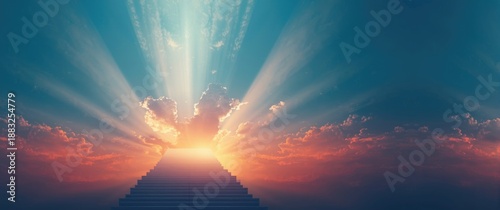 Heavenly Sky Backdrop Featu...