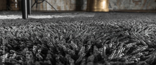 Close-up of living room gra...