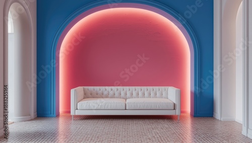Contemporary interior space...