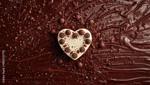 Chocolate textured backdrop...