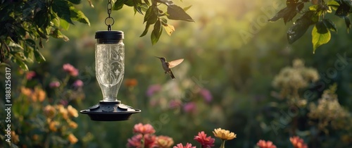 Old-fashioned hummingbird f...
