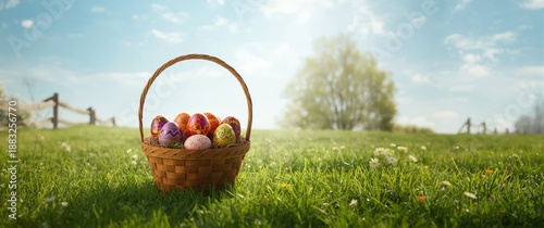 Chocolate Easter eggs displ...
