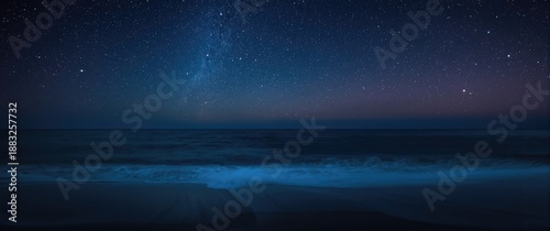 Beautiful night sky filled ...