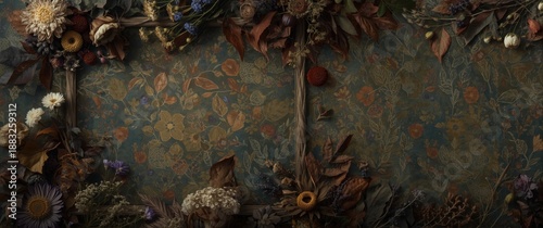Autumn composition featurin...