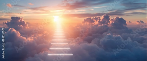 Beautiful spiritual scene w...