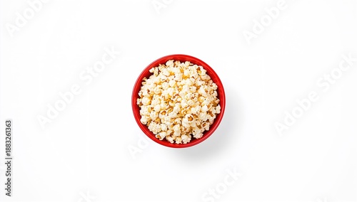 Top-down view of popcorn se...