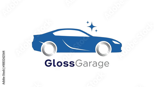 Gloss Garage Car Care and Detailing Service Logo.