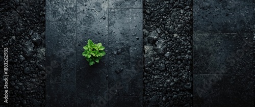 Tree on stone floor texture...