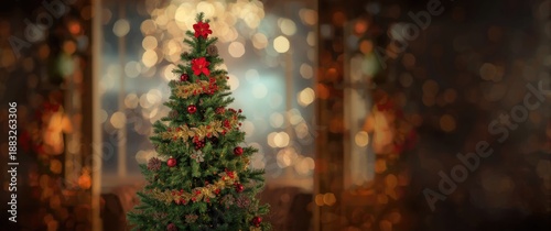Festive Merry Christmas sce...