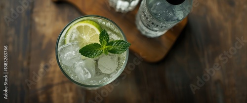 Fresh soda cocktail garnish...