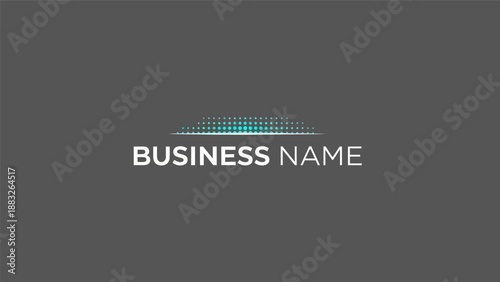 Corporate Branding Template with Sound Wave.